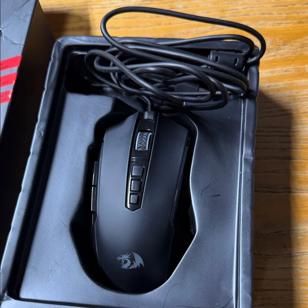 (015) Redragon NIX Wireless RGB Gaming Mouse - Black with RGB Accents
